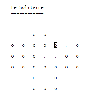 Le Solitaire